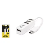 HADRON P-3101 HDX7015 TYPE-C HUB 4 PORT USB BEYAZ (TELEFON UYUMLU) - Görsel 2
