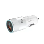 ORİJİNAL BİX BXCCP38WT 38W USB QC 3.0-ÇİFT PORTLU LED IŞIKLI ARAÇ İÇİ HIZLI ŞARJ - Görsel 3