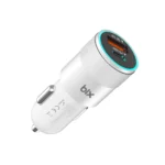 ORİJİNAL BİX BXCCP38WT 38W USB QC 3.0-ÇİFT PORTLU LED IŞIKLI ARAÇ İÇİ HIZLI ŞARJ - Görsel 2
