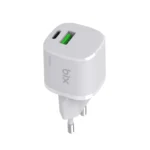 BİX BX2P20G 20W TYPE-C VE USB ÇİFT PORTLU AKIM KORUMALI HIZLI ŞARJ CİHAZI - Görsel 3