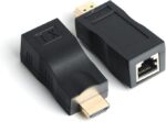 GABBLE GAB-HDEX30 HDMI EXTENDER 30MT HDMI UZATMA APARATI CAT5E/CAT6  3D FULL HD 1080P-SİYAH - Görsel 3