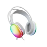 LECOO HT409 RGB KABLOLU USB 7.1 MİKROFONLU OYUNCU KULAKLIK (BEYAZ) - Görsel 3