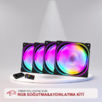 FRİSBY FCL-F1274C S120 RGB SOĞUTMA& 4x120mm AYDINLATMA KİTİ
