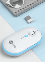 LECOO WS212 KABLOSUZ1600DPI 4 TUŞLU MOUSE (BEYAZ&MAVİ) - Görsel 4