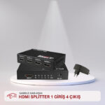 GABBLE GAB-HS04 HDMI SPLİTTER 1 GİRİŞ 4 ÇIKIŞ