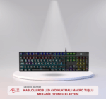 LECOO KG1101 KABLOLU RGB LED AYDINLATMALI MAKRO TUŞLU MEKANİK OYUNCU KLAVYESİ