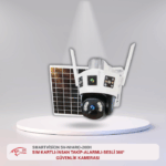 SMARTVİSİON SV-NH4RO-200H 4G SIM KARTLI SOLAR İP ALARMLI-SESLİ 360° GÜVENLİK KAMERASI