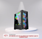 DAGMOR BZ01 ATX MİCRO ATX ITX X4 ARGB FAN TEMPER CAM PC GAMİNG KASA