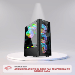 DAGMOR BZ01 ATX MİCRO ATX ITX X4 ARGB FAN TEMPER CAM PC GAMİNG KASA