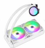 VERSATİLE ICE DEMON-240  RGB 2 FAN RAİNBOW 240MM BEYAZ İŞLEMCİ SIVI SOĞUTUCU - Görsel 2