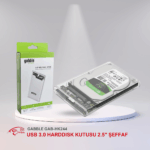 GABBLE GAB-HK244 USB 3.0 HARDDISK KUTUSU 2.5'' ŞEFFAF