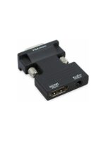 ALFA AN-HDVGS SES DESTEKLİ HDMI TO VGA MONİTÖR ÇEVİRİCİ DÖNÜŞTÜRÜCÜ ADAPTÖR - Görsel 3