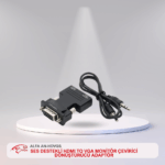 ALFA AN-HDVGS SES DESTEKLİ HDMI TO VGA MONİTÖR ÇEVİRİCİ DÖNÜŞTÜRÜCÜ ADAPTÖR