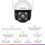 TENDA CH7 4 MP (2560×1440) 2K FULL‑COLOR GECE GÖRÜŞLÜ, Wi‑Fi PAN\TİLT-360° HAREKET, İNSAN/ARABA ALGILAMA, SESLİ SU GEÇİRMEZ KAMERA - Görsel 3