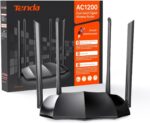 TENDA AC8 AC1200 4PORT 4 ANTEN 6dBi 2.4GHz - 5GHz DUALBAND ROUTER-SİYAH - Görsel 6