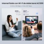 TENDA AC8 AC1200 4PORT 4 ANTEN 6dBi 2.4GHz - 5GHz DUALBAND ROUTER-SİYAH - Görsel 5