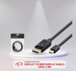 HADRON HDX7799 DISPLAY TO MİNİ DISPLAY KABLO 120Hz 1.8METRE