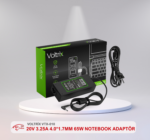 VOLTRİX VTX-010 20V 3.25A 4.0*1.7MM 65W NOTEBOOK ADAPTÖR