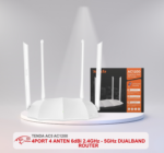 TENDA AC5 AC1200 4PORT 4 ANTEN 6dBi 2.4GHz - 5GHz DUALBAND ROUTER