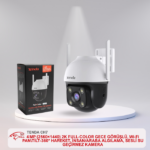 TENDA CH7 4 MP (2560×1440) 2K FULL‑COLOR GECE GÖRÜŞLÜ, Wi‑Fi PAN\TİLT-360° HAREKET, İNSAN/ARABA ALGILAMA, SESLİ SU GEÇİRMEZ KAMERA