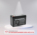 TEKNOGREEN TG12-9 12V 9AH\20HR BAKIMSIZ KURU AKÜ (K.10)