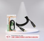 TEKNOGREEN TKS-100G 1.5M 3.5MM STEREO UZATMA KABLOSU