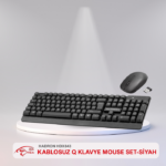 HADRON HDX843 KABLOSUZ Q KLAVYE MOUSE SET-SİYAH
