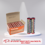 TOSHİBA R03KG(M) SP-2TGTET HEAVY DUTY AAA İNCE PİL 40'LI PAKET